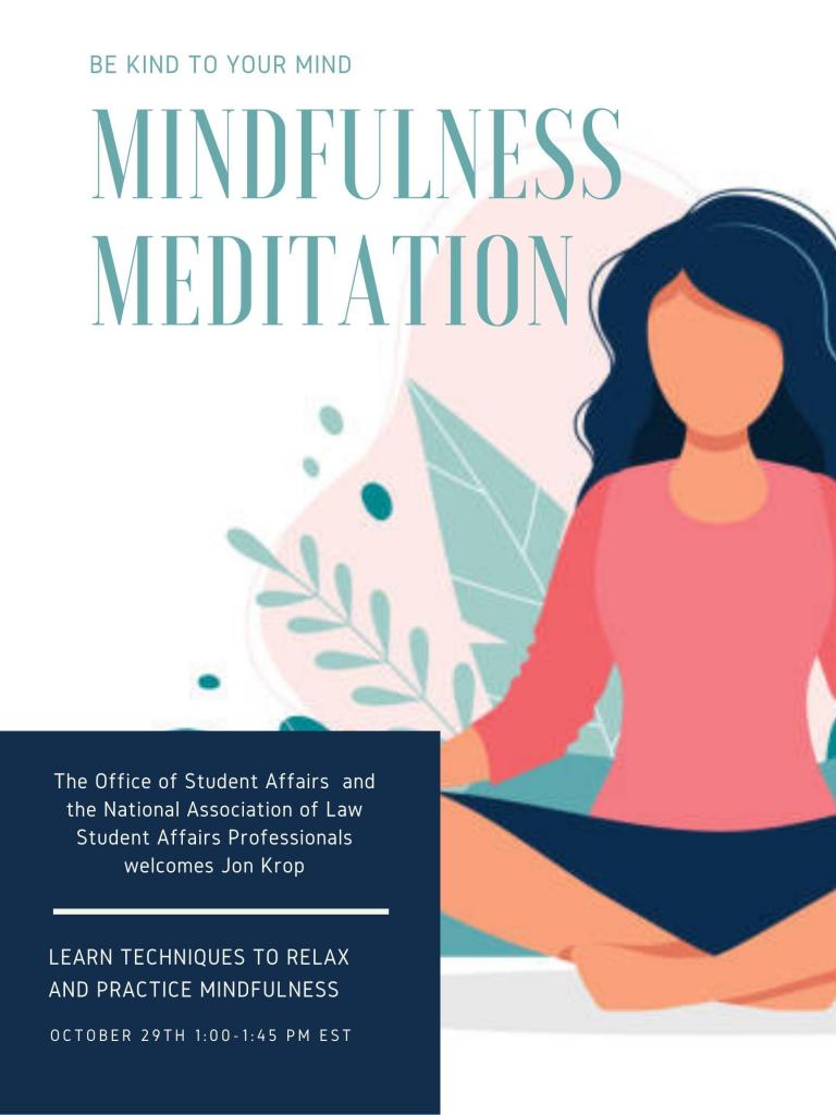 Meditation Mindfulness Flyer