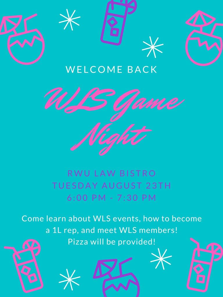 WLS Game Night Flyer