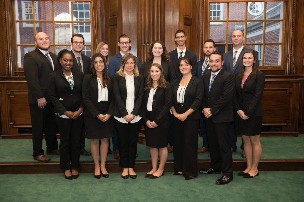 2018-2019 2L Members of the RWU Law Moot Court Board