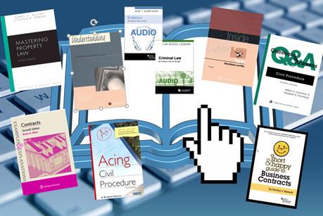 Covers of various study aid books