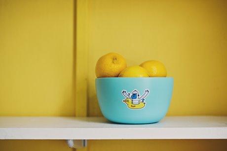 Bowl of Lemons by Sticker Mule