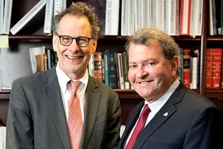 Photo of Dean and President