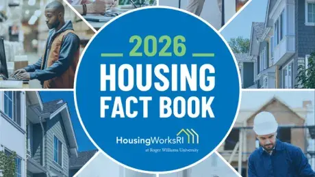 HousingWorksRI Fact Book cover. 