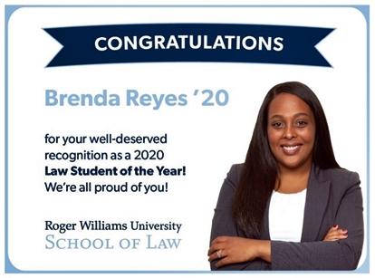 Congratulations Brenda Reyes