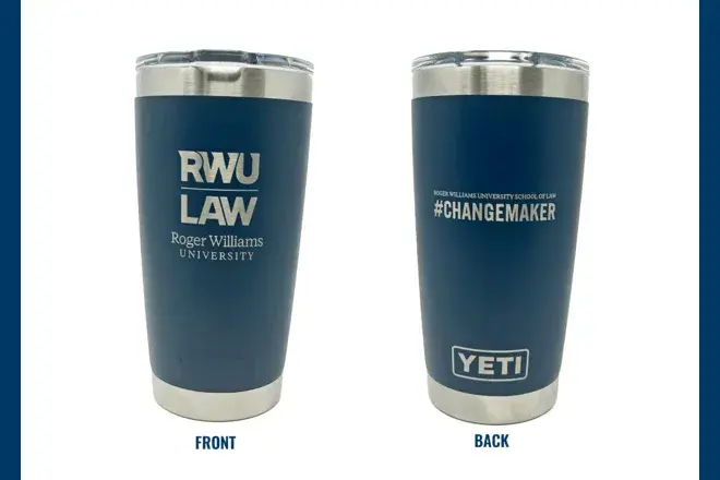 Yeti tumbler front and back