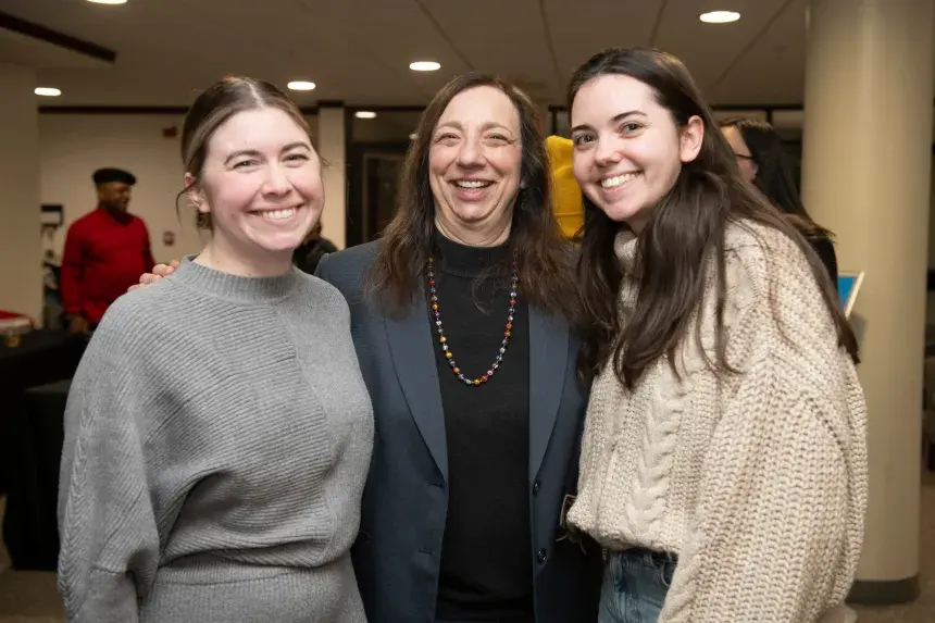 RWU Professor of Law Emily J. Sack with law students